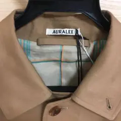 AURALEE コットンシルクギャバジンステンカラーコート