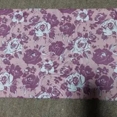 薔薇柄生地、新品。