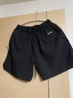 ballaholic Logo Anywhere Zip Shorts黒