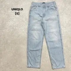 a2263＊UNIQLO ストレートデニム　ライトブルー【28】カジュアル