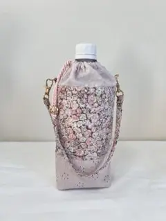 リバティ　ペットボトルカバー　ハンドメイド　チャイブ