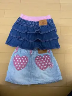 ベビードール　すかート 2点セット 120