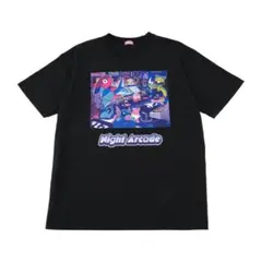 ポケセン限定 グラフィックプリントTシャツ(ナイトアーケード)
