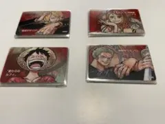 ONE PIECE クリアカード　48枚セット　12枚入り全4組各1