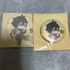 鍾離 原神 缶バッジ コースター