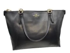 COACH ダークネイビートートバッグ