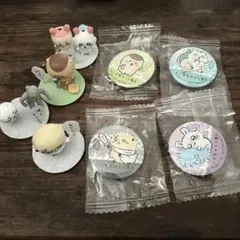 ちいかわ　くら寿司　缶バッジ　ガチャガチャ