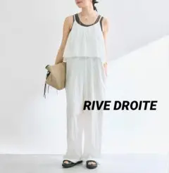 【新品タグ付】RIVE DROITE フリルサロペット オフホワイト