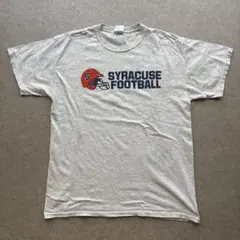 シラキュース大学 フットボール Tシャツ GILDAN製 L グレー