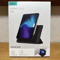 超美品 ESR Hybrid Case 360 ブラック iPad Air