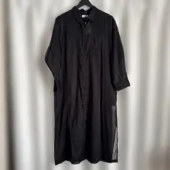LEPSIM シースルーロングシャツワンピース