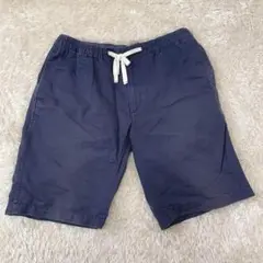 【HARE】ハレ　ショートパンツ　ハーフパンツ （М）ネイビー　部屋着に