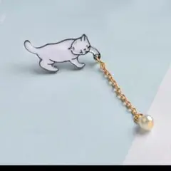 ♥✨★猫 ねこ ネコ★ピンバッジ ラペルピン タックピン ブローチ 動物 可愛い