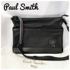 美品‼Paul Smithショルダーバッグ スポーツストライプウェビング