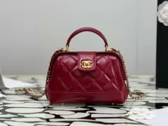 CHANEL バーガンディ ショルダーバッグ