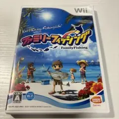 Wii ファミリーフィッシング　盤面ほぼ傷なし美品　Wiiソフト