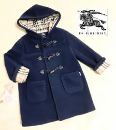 大人気◆BURBERRY バーバリー◆ノバチェック ダッフルコート◆110A