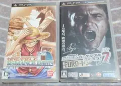 PSP ONE PIECE ROMANCE DAWN&サカつく７　２本セット