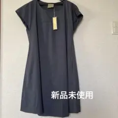 Kiri e Kiri レディース ダークグレー　膝丈 ノースリーブワンピース