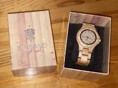 EINBAND ナチュラルウッド アナログ時計
