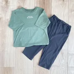 100cm 男の子 半袖パジャマ 半袖Tシャツ トップス 長ズボン 上下セット