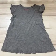 abercrombie KIDS フリル袖 Tシャツ 11/12 グレー