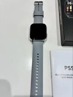 グレー スクエア型 スマートウォッチ 本体