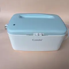 Combi おしりふきウォーマー ホワイト/ブルー