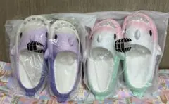 【サメ　サンダル　スリッパ2足】新品