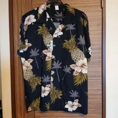 palm wave パルムウェーブ パイナップル柄 半袖アロハシャツ