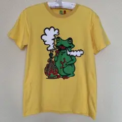 カエルプリント　アジアンテイストTシャツ　タイ製