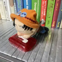 USJ ユニバ ONEPIECE エース ぶらさがり ぬいぐるみバッジ ぬいば