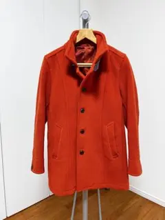 NICOLE CLUB FOR MEN オレンジ チェスターコート