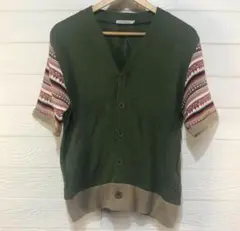 URBAN RESEARCH 半袖カーディガン 38 M相当 エスニック風