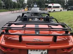 ジャガーfタイプ用★特注ブラック★キャリアー★トランクラゲッジ★荷物ラック