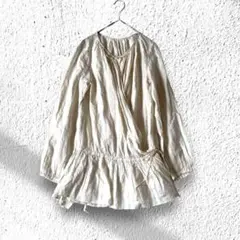 トゥモローランド MACPHEE 長袖 チュニック アイボリー フレア裾