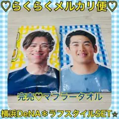 本日限定価格‼️️新品❤️完売品‼️ベイスターズ＊ラフスタイル 山本祐大 中川颯 タオル