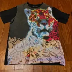 インクジェット・マフィア　INKJET MAFIA レオパードプリント Tシャツ