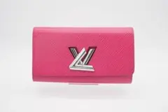 LOUIS VUITTON 二つ折り長財布 エピ ポルトフォイユ ツイスト ロゴ