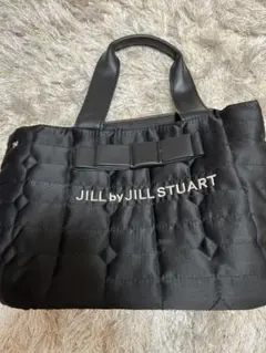 JILLByJILLSTUART ブラックキルティングバッグ 黒 リボン