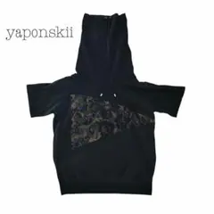 【yaponskii】ハイネック半袖スウェット