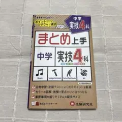中学まとめ上手 実技4科
