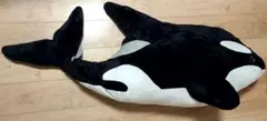 ★匿名★本日獲得★メガ　シャチ　ぬいぐるみ　ビッグ　約1m10cm