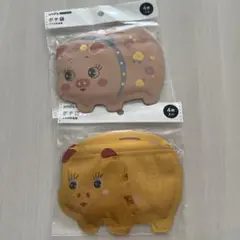 ブタの貯金箱　ポチ袋　合計8枚