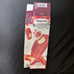 【即日発送】ハーゲンダッツ　苺&ミルク　空き箱