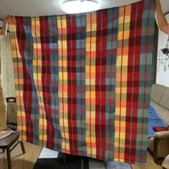 手仕事　さき織り　布