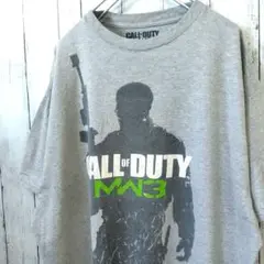 CALL OF DUTY ゲーム プリント Tシャツ　グレー 2XL 古着