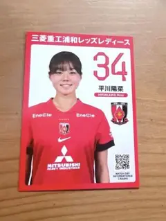 浦和レッズレディース　プレーヤーズカード　34 平川陽菜