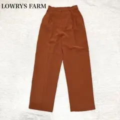 ローリーズファーム　スラックス(F)テーパードパンツ　タック　綺麗め　オフィス