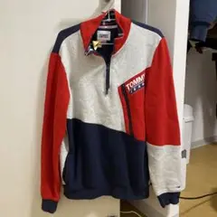 TOMMY JEANS ハーフジップトレーナー